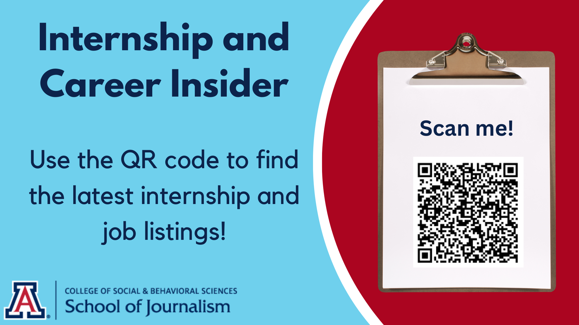 Internship Insider QR code for new listings