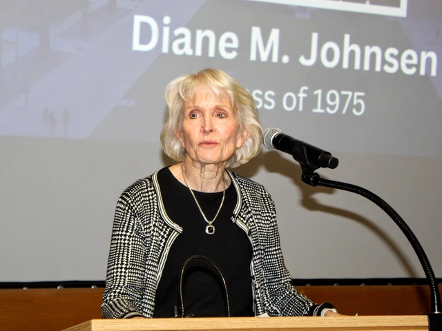 Inductee gives acceptance remarks at podium