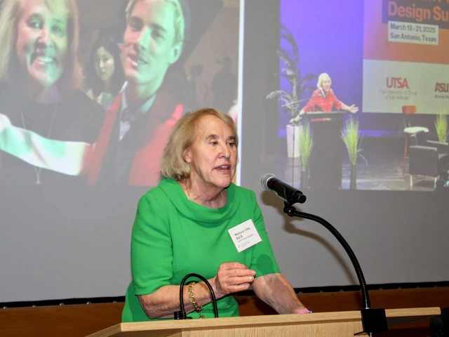 Inductee gives acceptance remarks at podium