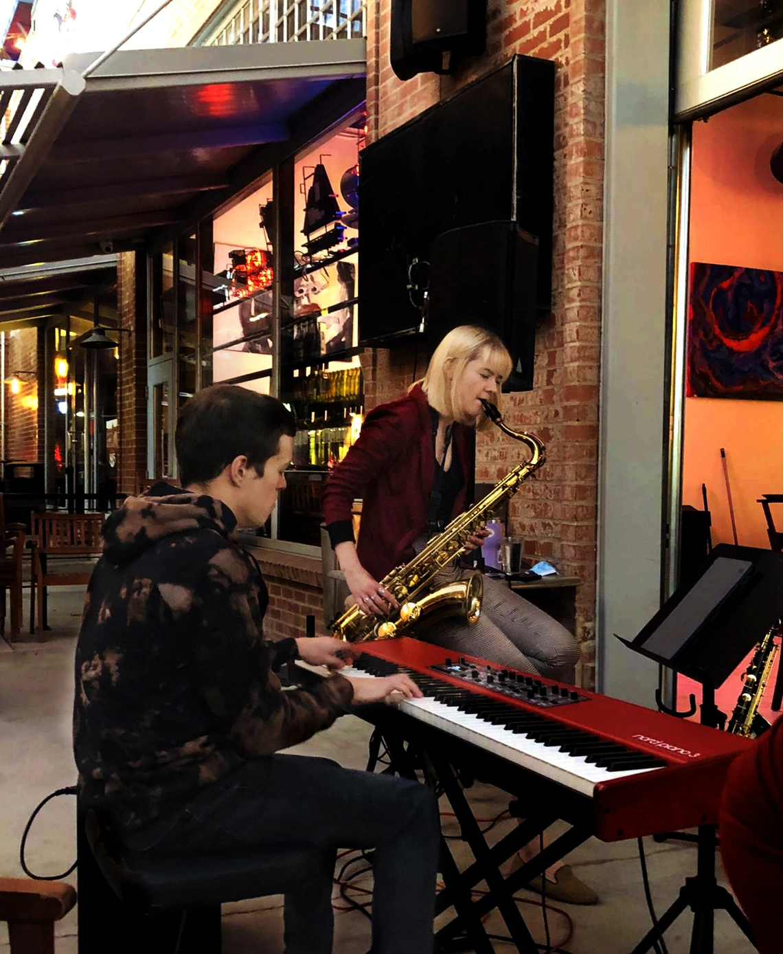 Street musicians