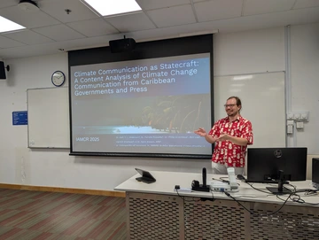 Josh Anderson presents research