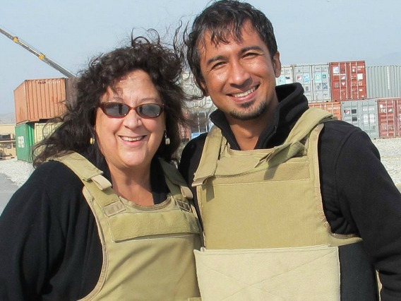 Prof. Maggy Zanger and Noor Dawar in Afghanistan