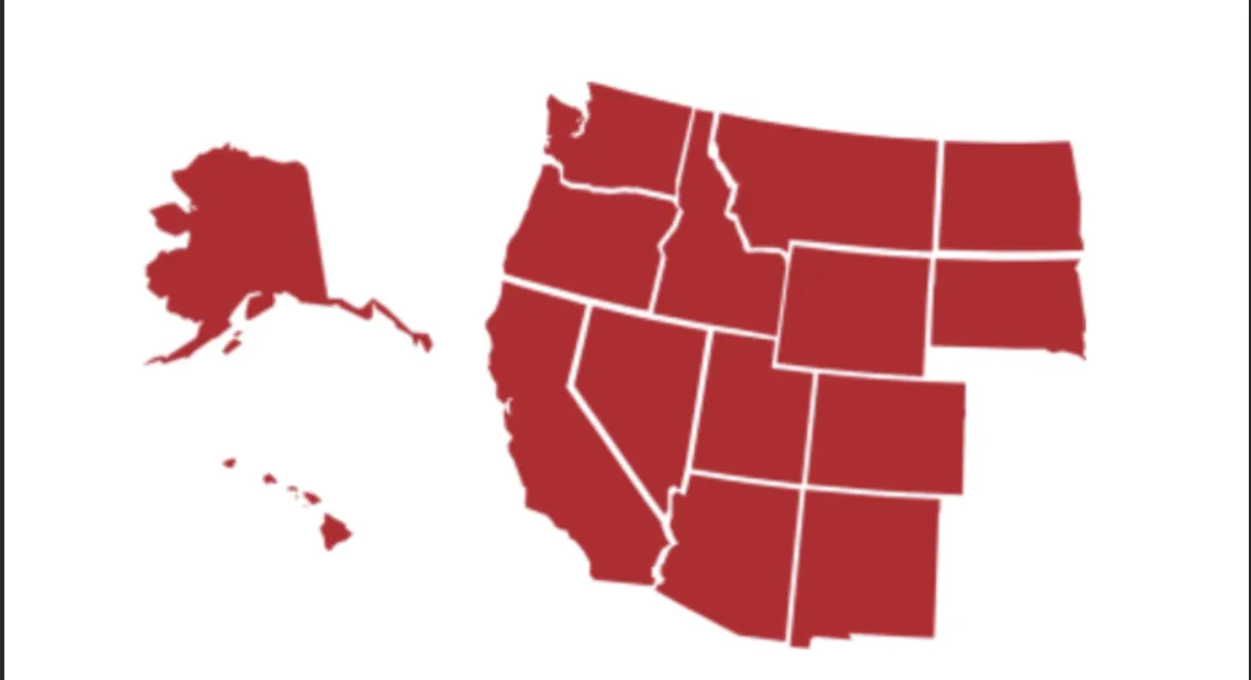 The image depicts all states associated with the WRGP program.