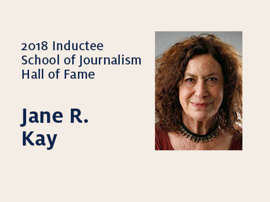 Jane R. Kay: 2018 Hall of Fame inductee