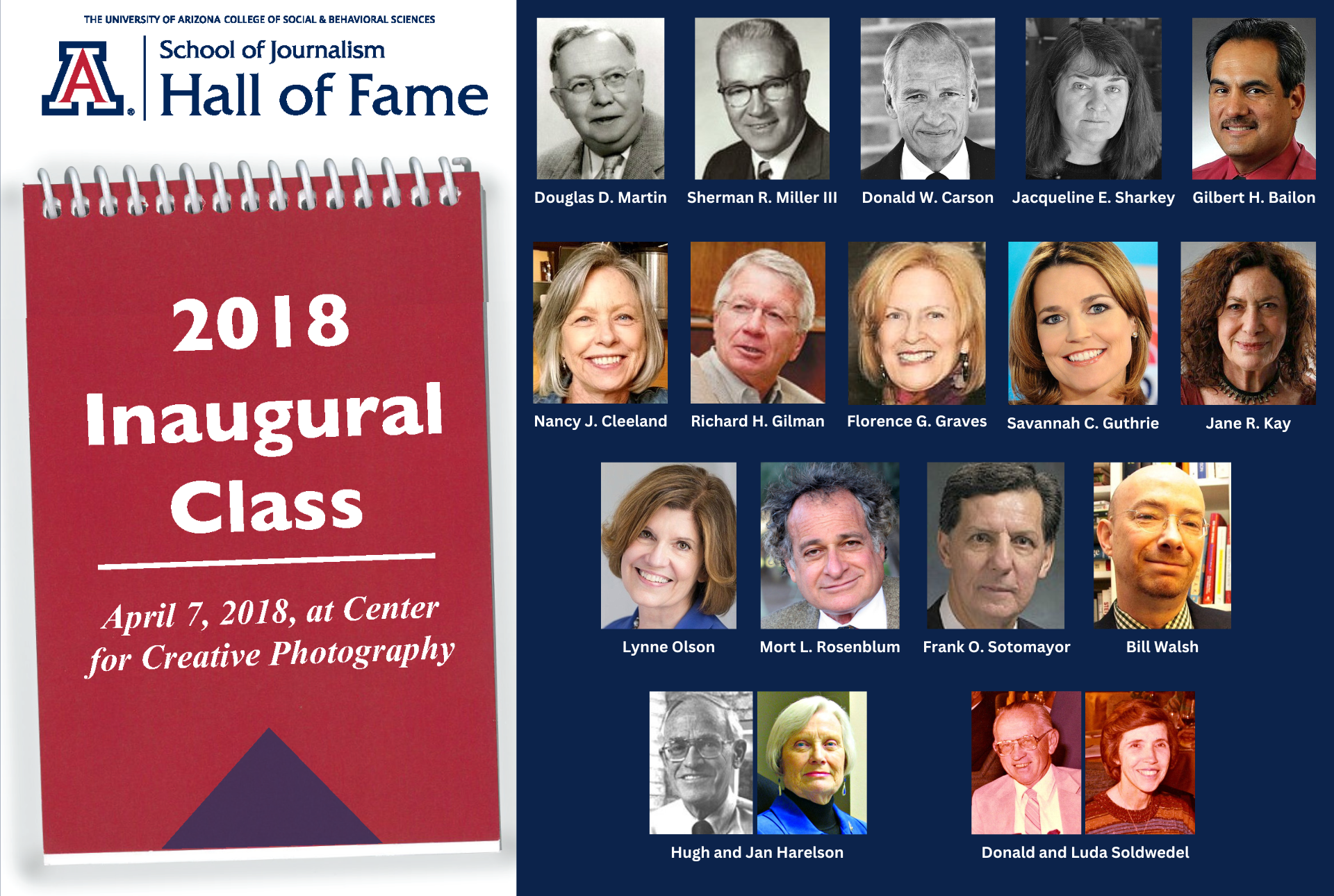 Hall of Fame class of 2018 inductees 